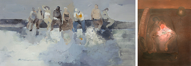 叶惠玲《新伊甸园之一》获2010广东第四届当代油画艺术展作品奖+曾曦 《酣睡·二》广东省第四届当代油画艺术展