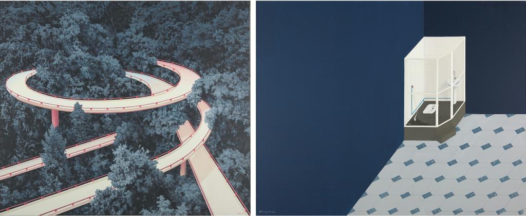 韩建宇 《信仰》获广东省首届高校油画作品学院展银奖+黄一山 《where is the worm 》获广东省首届高校油画作品学院展一等奖